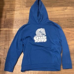 Vans Blue Hoodie with White Graphic
